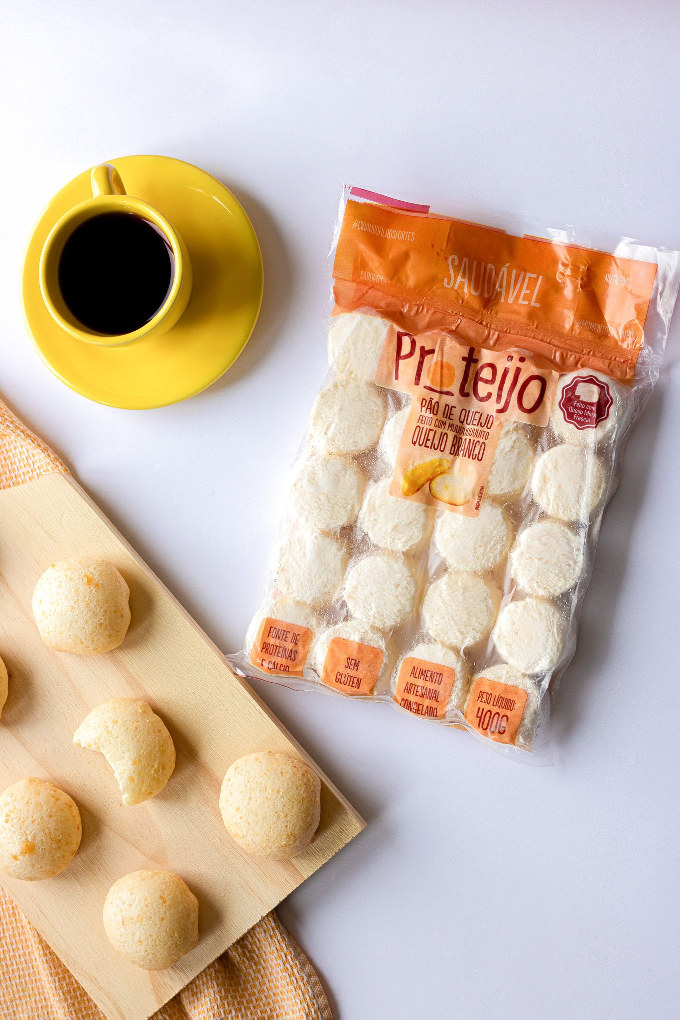 Embalagem do Proteijo — produto congelado artesanal